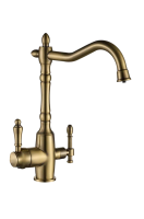 Смеситель ULGRAN U-018 с дополнительным краном для питьевой воды